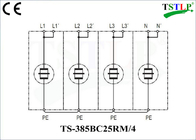 Urządzenie przeciwprzepięciowe typu 120kA Zgodność z CE dla rozdzielnic elektrycznych