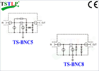 Koncentryczne urządzenia transmisyjne Ochrona przeciwprzepięciowa ze złączem BNC