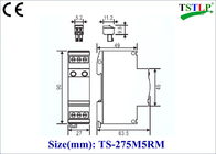 Odgromnik odgromowy 5kA / 10kA typu 3 do systemów zasilania TT / TN S.